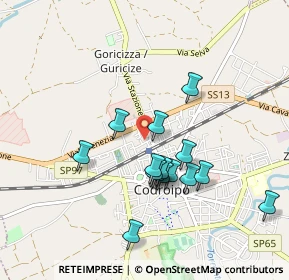 Mappa Via San Daniele, 33033 Codroipo UD, Italia (0.812)