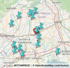 Mappa Via San Daniele, 33033 Codroipo UD, Italia (15.66467)