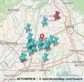 Mappa Via San Daniele, 33033 Codroipo UD, Italia (12.13158)