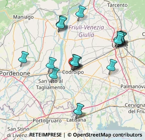 Mappa Via San Daniele, 33033 Codroipo UD, Italia (15.1015)