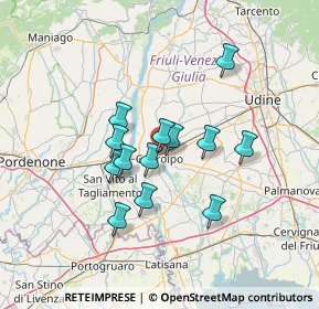Mappa Vicolo Resia, 33033 Codroipo UD, Italia (10.59077)
