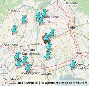 Mappa Vicolo Resia, 33033 Codroipo UD, Italia (15.68667)