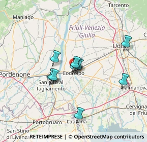 Mappa Vicolo Resia, 33033 Codroipo UD, Italia (10.29636)