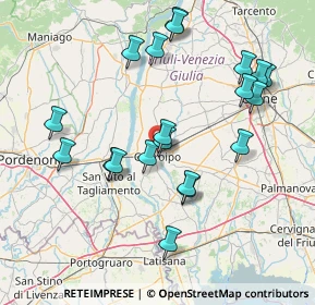 Mappa Vicolo Resia, 33033 Codroipo UD, Italia (15.4375)