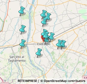 Mappa Vicolo Resia, 33033 Codroipo UD, Italia (5.59923)