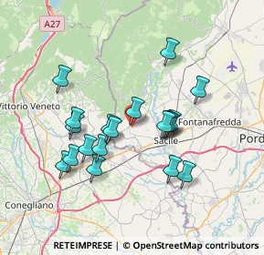 Mappa Via Padre Marco D'Aviano, 33070 Caneva PN, Italia (6.37789)