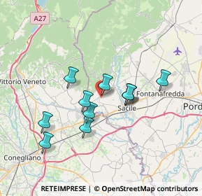 Mappa Via Padre Marco D'Aviano, 33070 Caneva PN, Italia (5.82818)