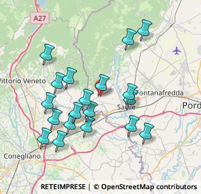 Mappa Via Padre Marco D'Aviano, 33070 Caneva PN, Italia (7.21947)