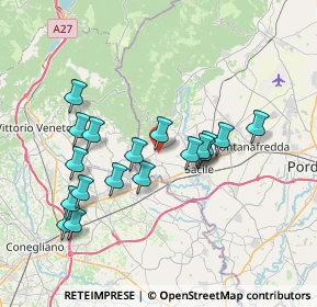 Mappa Via Padre Marco D'Aviano, 33070 Caneva PN, Italia (6.87222)