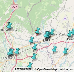 Mappa Via Padre Marco D'Aviano, 33070 Caneva PN, Italia (9.508)