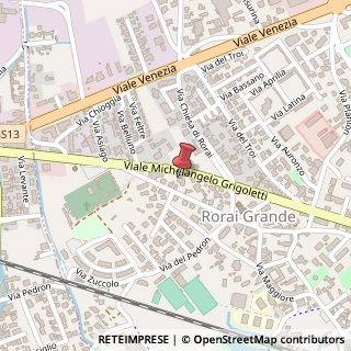 Mappa Viale Michelangelo Grigoletti, 107, 33170 Pordenone, Pordenone (Friuli-Venezia Giulia)