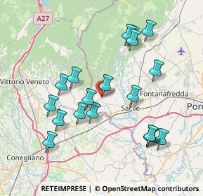 Mappa Via Marconi, 33070 Caneva PN, Italia (7.64)