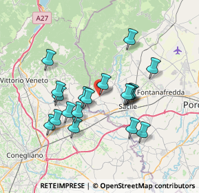 Mappa Via Marconi, 33070 Caneva PN, Italia (6.33316)