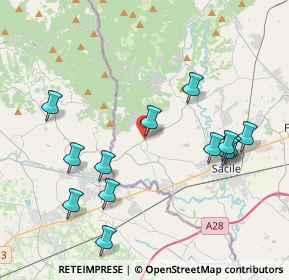 Mappa Via Marconi, 33070 Caneva PN, Italia (4.24308)