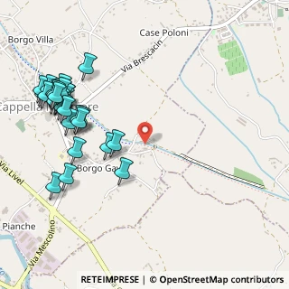 Mappa Via Borgo Gava, 31012 Cappella Maggiore TV, Italia (0.64667)