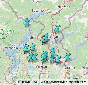 Mappa Via Campagna, 21037 Lavena Ponte Tresa VA, Italia (12.72235)