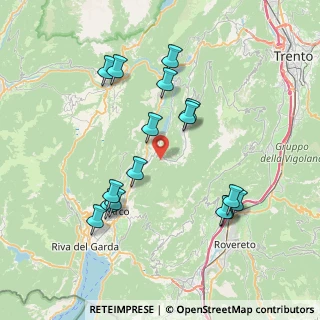 Mappa Via a Braila, 38074 Drena TN, Italia (7.6975)