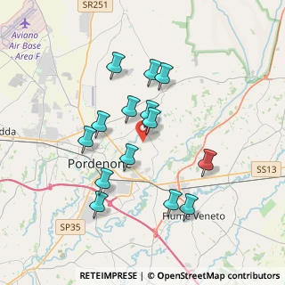 Mappa Via Bellasio, 33084 Musil PN, Italia (3.26143)