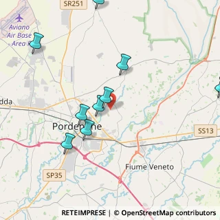 Mappa Via Bellasio, 33084 Musil PN, Italia (5.10364)