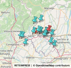 Mappa Via delle Innovazioni, 33074 Fontanafredda PN, Italia (9.64647)