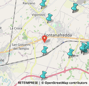 Mappa Via delle Innovazioni, 33074 Fontanafredda PN, Italia (3.0875)