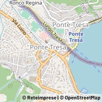 Mapa Lavena Ponte Tresa