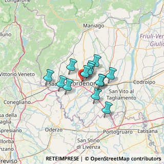 Mappa Via San Vito, 33170 Pordenone PN, Italia (8.17615)