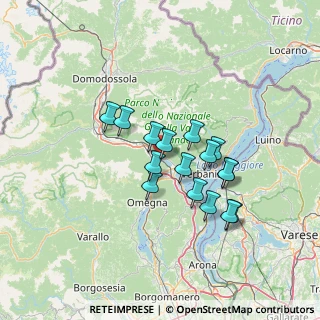 Mappa Via Gravellona Strada Nuova, 28802 Mergozzo VB, Italia (10.8425)