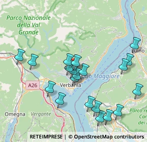 Mappa Piazzale Pertini, 28819 Vignone VB, Italia (7.8815)