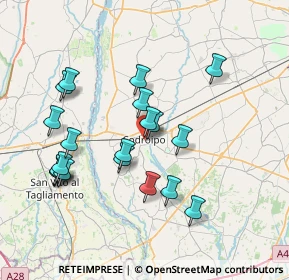 Mappa Via IV Novembre, 33033 Codroipo UD, Italia (7.264)