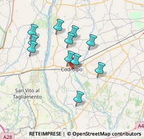 Mappa Via IV Novembre, 33033 Codroipo UD, Italia (6.31)