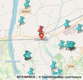 Mappa Via IV Novembre, 33033 Codroipo UD, Italia (5.6705)