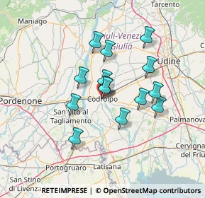 Mappa Via IV Novembre, 33033 Codroipo UD, Italia (10.835)