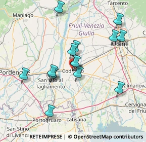 Mappa Via IV Novembre, 33033 Codroipo UD, Italia (13.684)