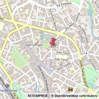 Mappa Via Felice Cavallotti,  6, 33170 Pordenone, Pordenone (Friuli-Venezia Giulia)