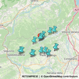 Mappa Via S. Giacomo, 31051 Follina TV, Italia (5.86813)