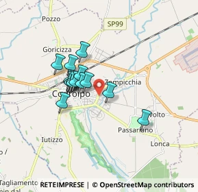 Mappa Via Bellunello, 33033 Codroipo UD, Italia (1.22533)