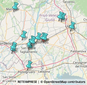 Mappa Via Bellunello, 33033 Codroipo UD, Italia (14.652)