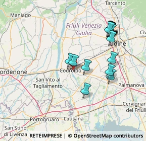 Mappa Via Bellunello, 33033 Codroipo UD, Italia (15.93111)