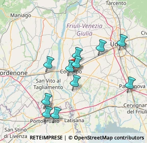 Mappa Via Bellunello, 33033 Codroipo UD, Italia (13.77273)