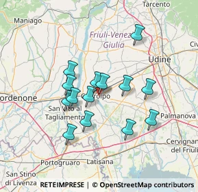 Mappa Via Bellunello, 33033 Codroipo UD, Italia (11.17857)