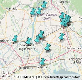 Mappa Via Bellunello, 33033 Codroipo UD, Italia (15.4115)