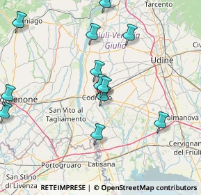 Mappa Via Bellunello, 33033 Codroipo UD, Italia (16.41333)