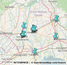Mappa Via Bellunello, 33033 Codroipo UD, Italia (10.36727)
