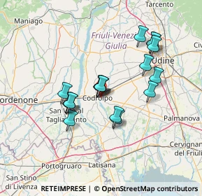 Mappa Via Bellunello, 33033 Codroipo UD, Italia (11.59389)