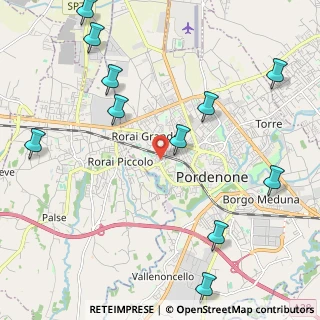 Mappa Via Fontanazze, 33170 Pordenone PN, Italia (2.71636)