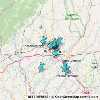 Mappa Via Fontanazze, 33170 Pordenone PN, Italia (3.5225)