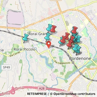 Mappa Via Fontanazze, 33170 Pordenone PN, Italia (0.9325)