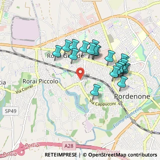 Mappa Via Fontanazze, 33170 Pordenone PN, Italia (0.8345)