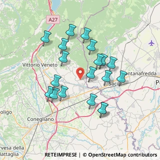 Mappa Via Vicinale Col di Lana, 31016 Cordignano TV, Italia (6.77684)